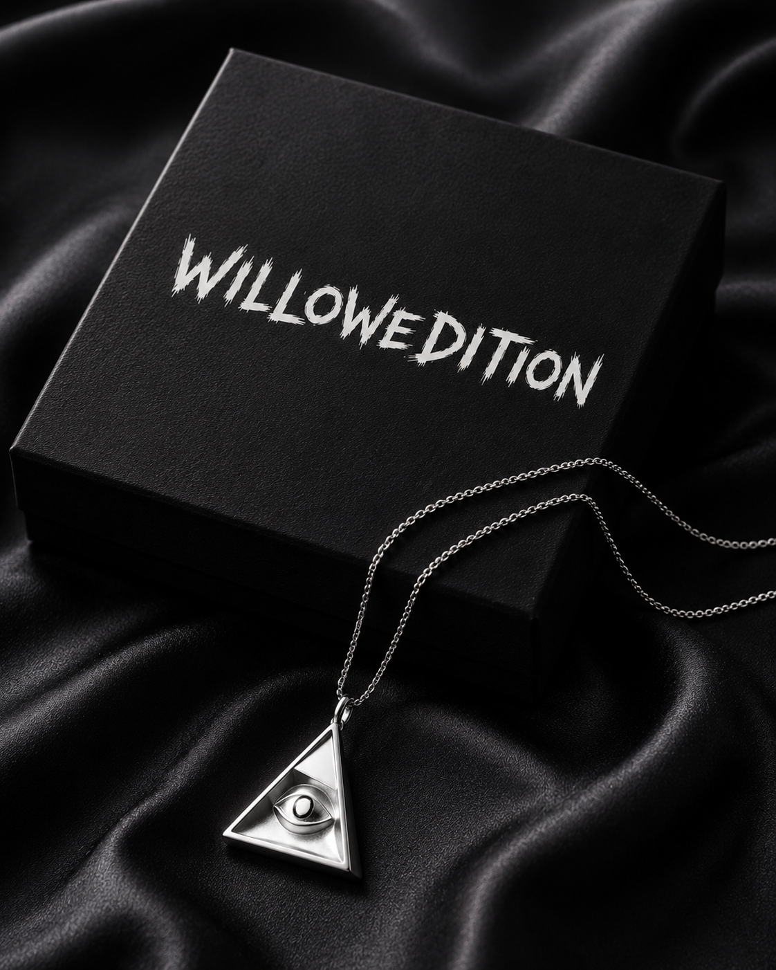Eye of Horus Pyramid Amulet Necklace
