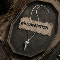 Raven Skull Sterling Pendant