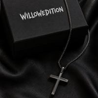 Trinity Cross Layered Sterling Necklace