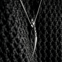 Antler Edge Sterling Necklace