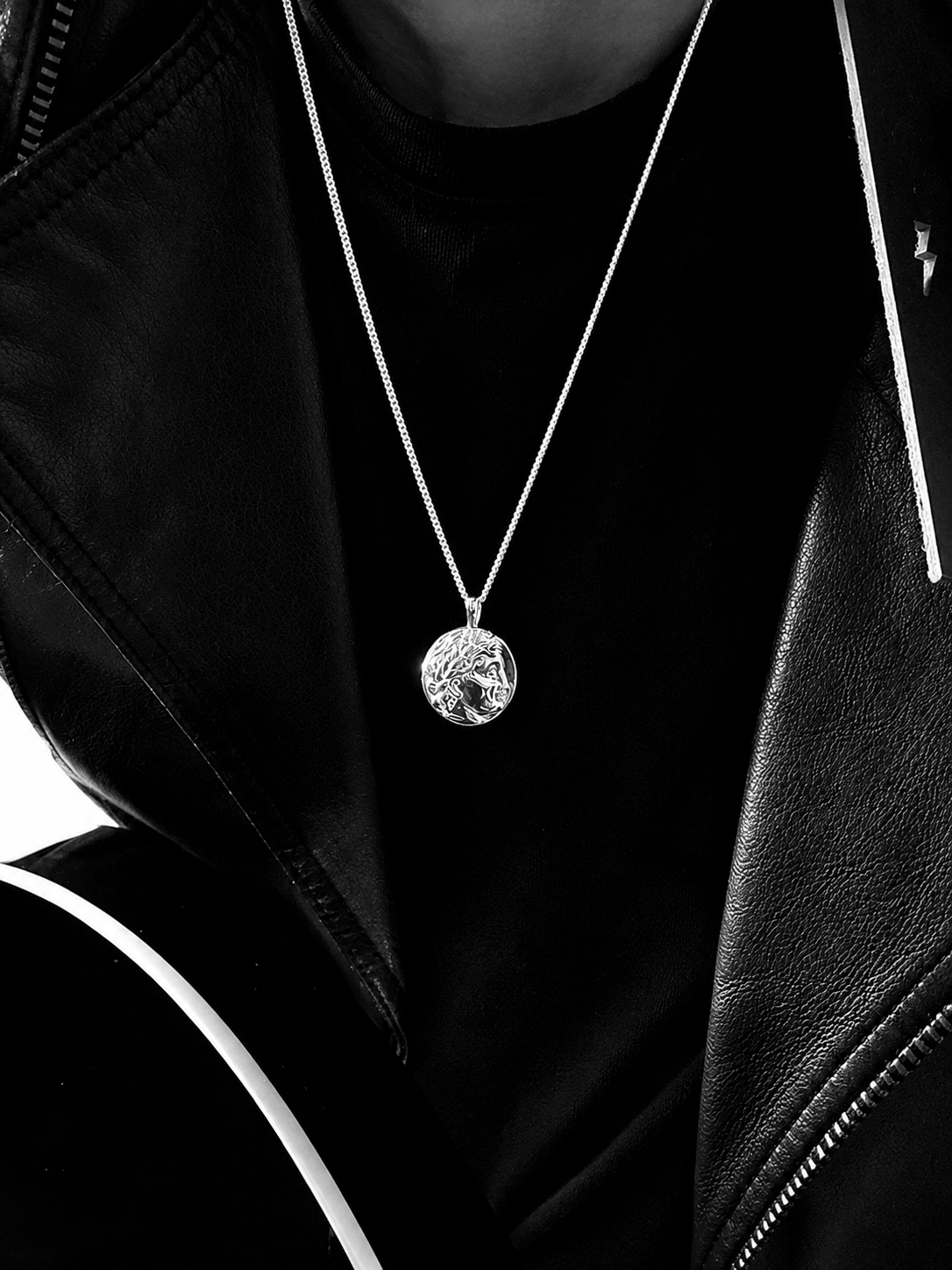 Ancient Coin Medallion Necklace