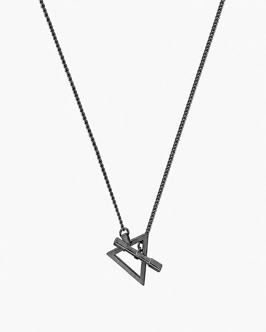 Trigon Geometry Sterling Necklace