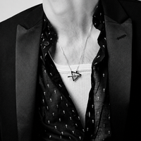 Trigon Geometry Sterling Necklace