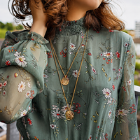 Ancient Coin Medallion Necklace