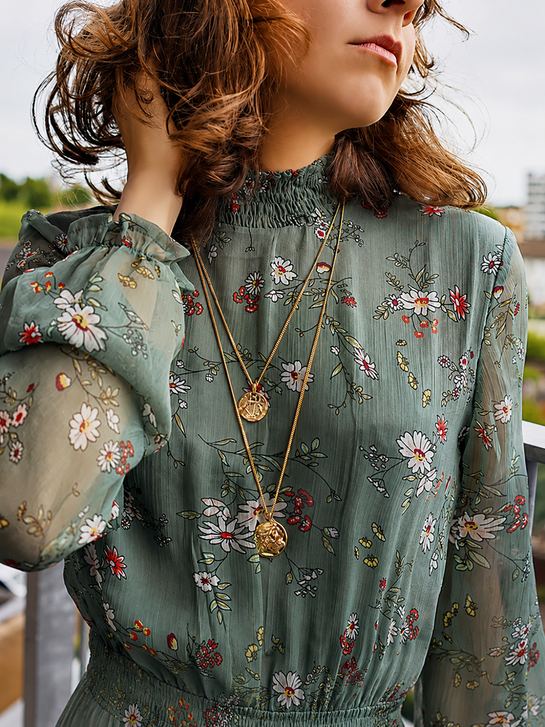 Ancient Coin Medallion Necklace