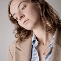 Luna Crescent Sterling Necklace