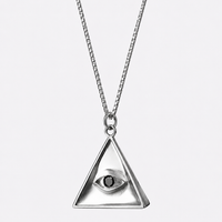 Eye of Horus Pyramid Amulet Necklace