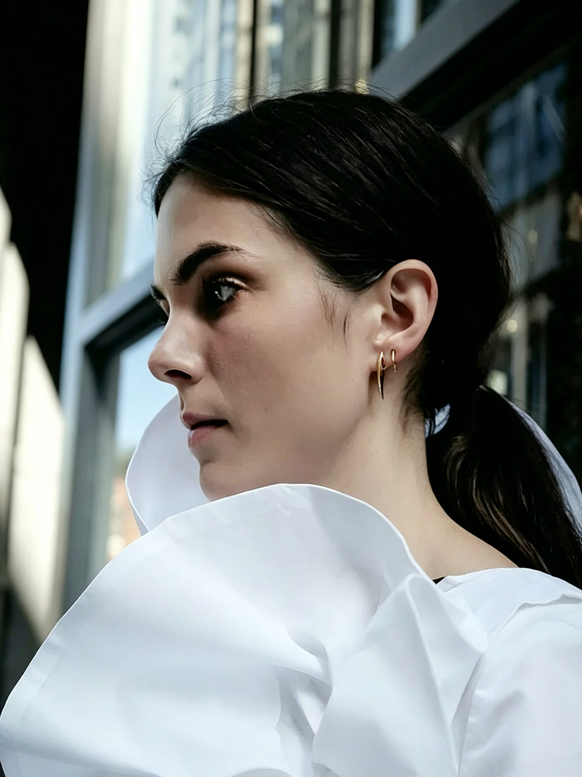 Raven Claw Asymmetry Earrings