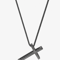 Trinity Cross Layered Sterling Necklace
