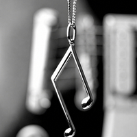 Rocknote Gold-Plated Music Pendant