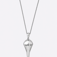 Raven Skull Sterling Pendant